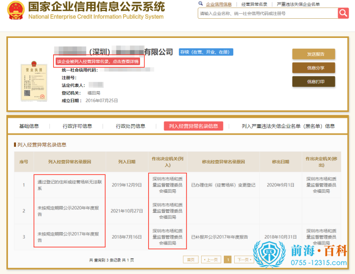 公司被列入经营异常怎么办
